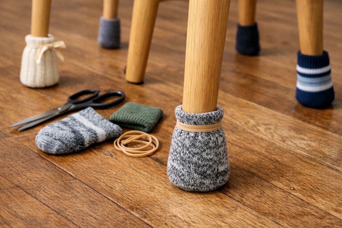 양말을 재활용한 모습 / 기사 내용을 바탕으로 제작한 AI 이미지