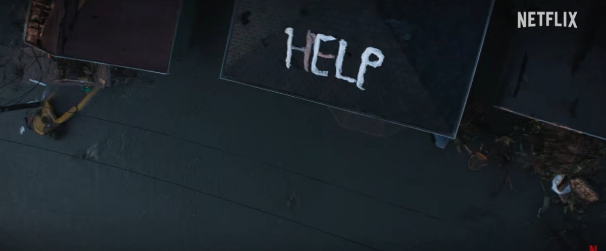 극한의 상황 펼쳐질 영화 '스래시: 상어의 습격' 공식 예고편 중 한 장면. / 유튜브 'Netflix Korea 넷플릭스 코리아'