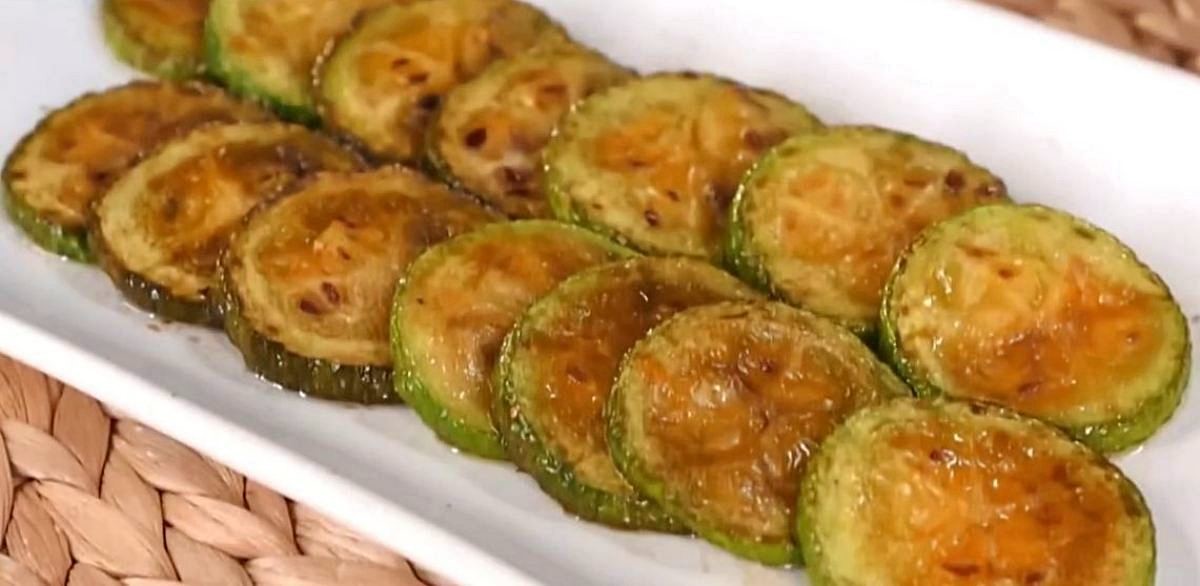 완성된 새로운 애호박전.    / KBS2 '신상출시 편스토랑'