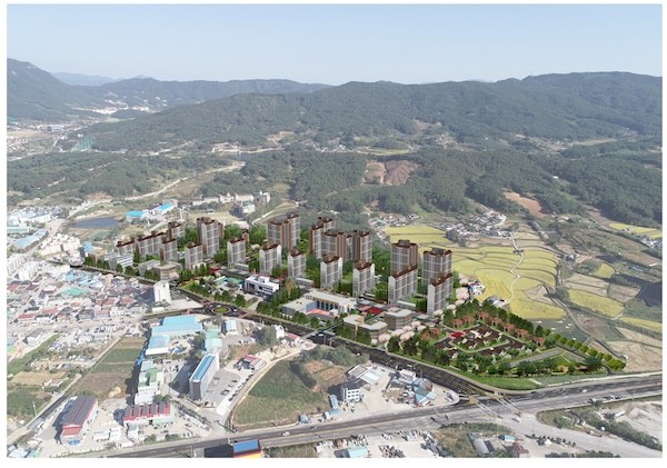 고창 덕산지구 도시개발사업 조감도 / 전북개발공사 제공