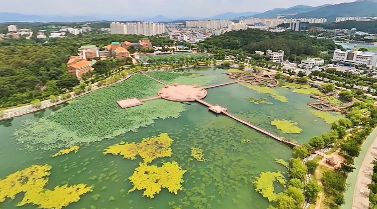 남매지 전경 / 경산시 공식 유튜브