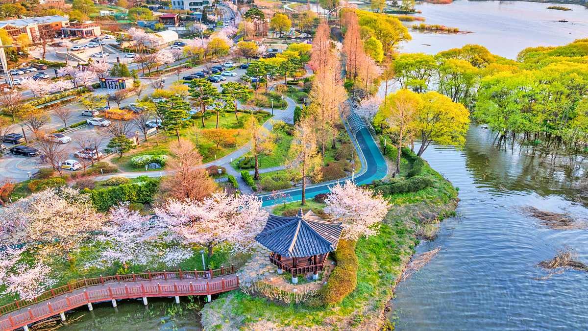 신정호 풍경 / 신정호정원 홈페이지