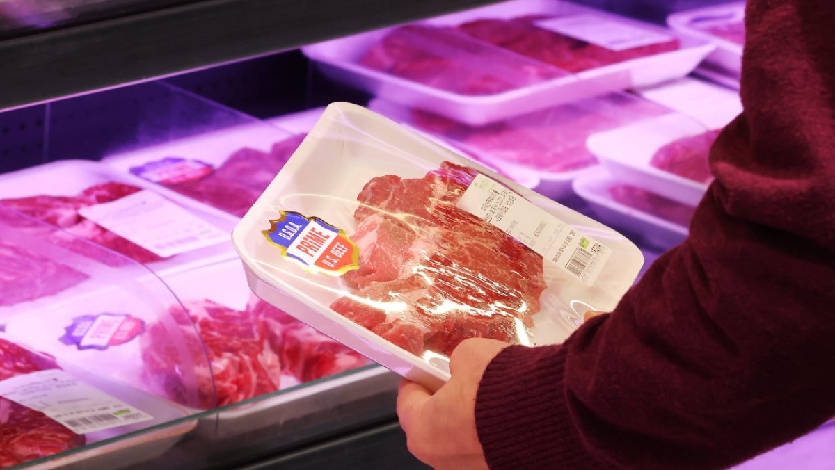 마트에 비치된 소고기 / 연합뉴스