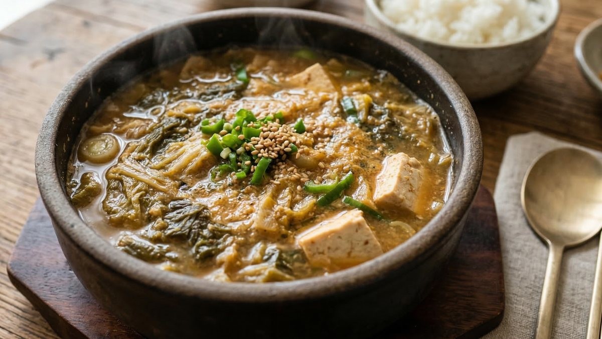 우거지 된장국 (AI 제작)