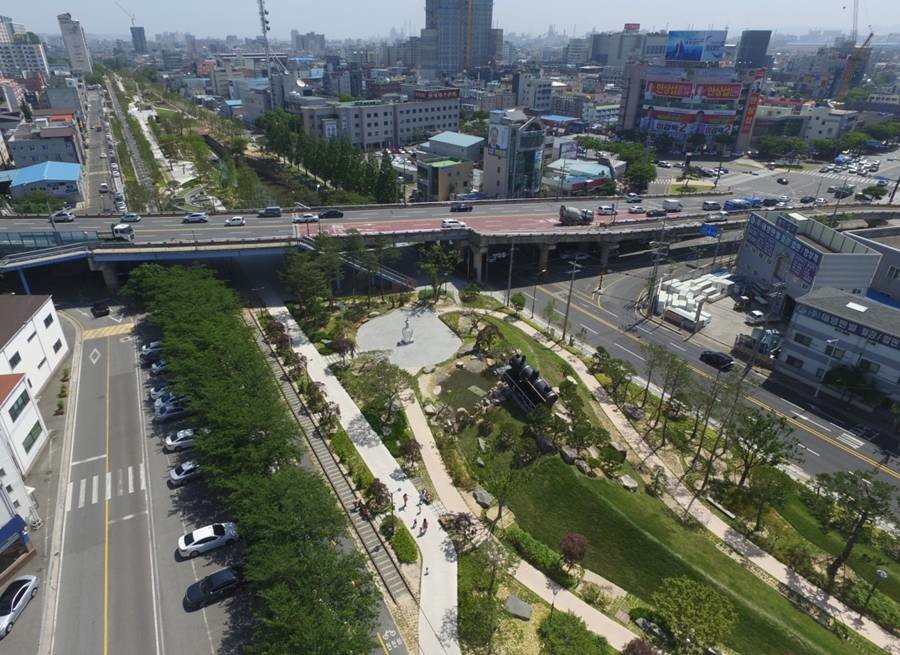 포항철길숲 전경/경북도