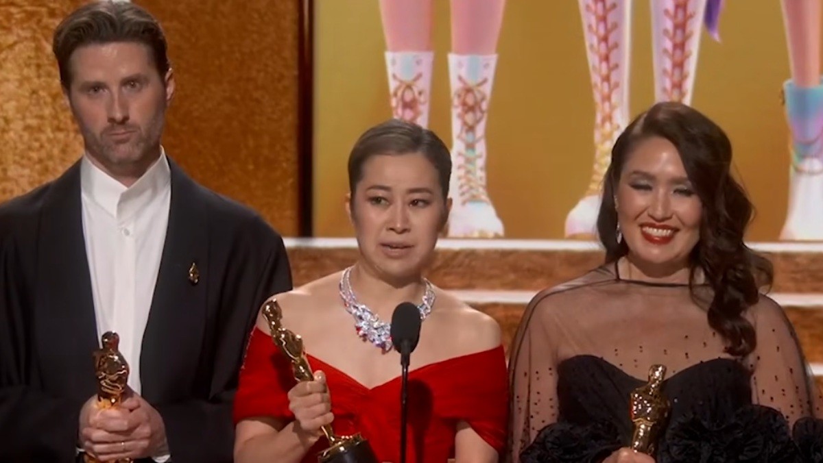 장편 애니메이션상 수상한 '케데헌' / 유튜브 'ABC News'