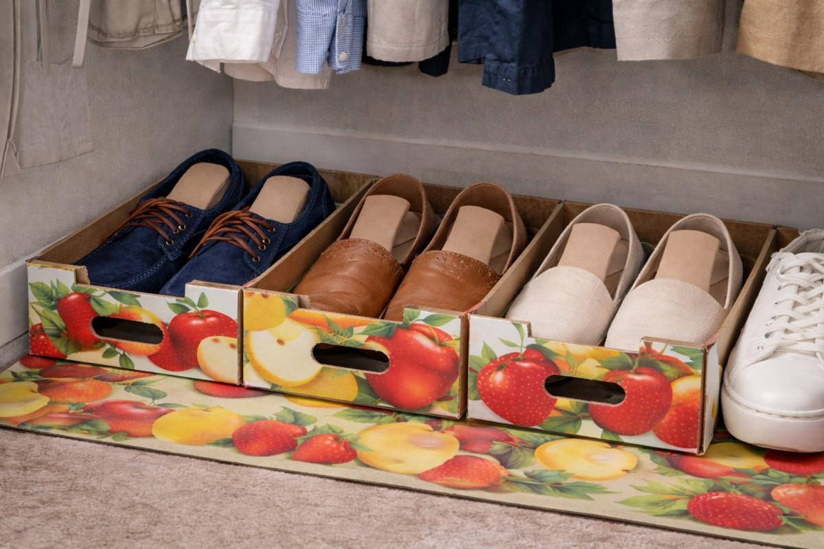 과일 박스를 활용하는 모습 / 기사 내용을 바탕으로 제작한 AI 이미지