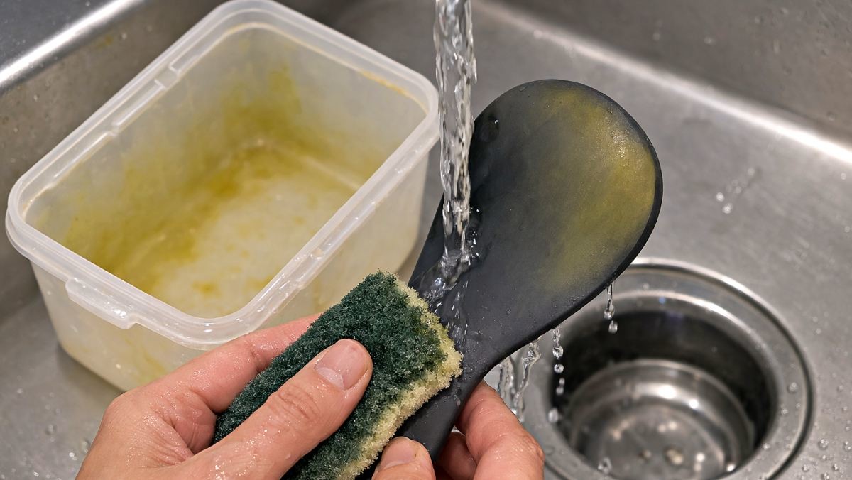 '카레 자국은 왜 이렇게 안 지워지는 걸까?' 기사 내용 토대로 AI툴 활용해 제작한 자료사진.