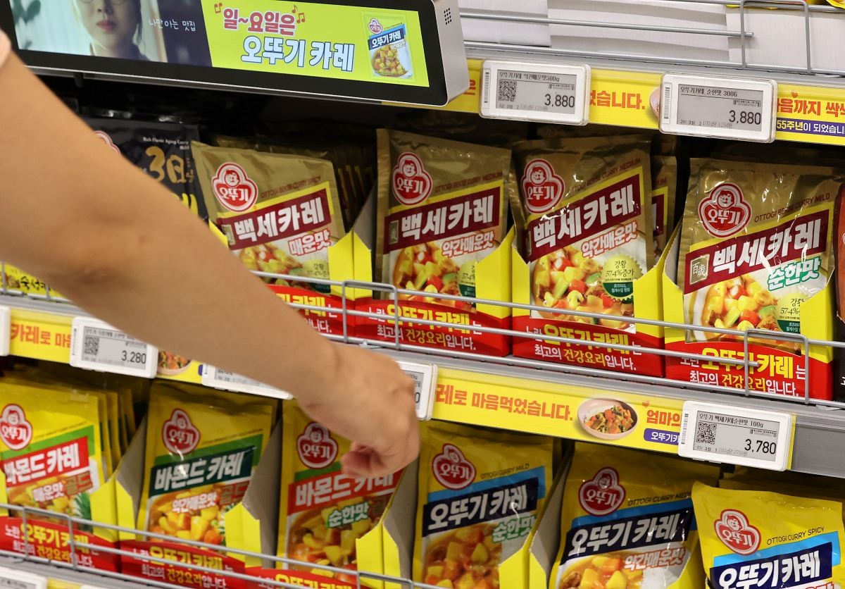 마트에 놓인 카레들. 자료사진. / 뉴스1