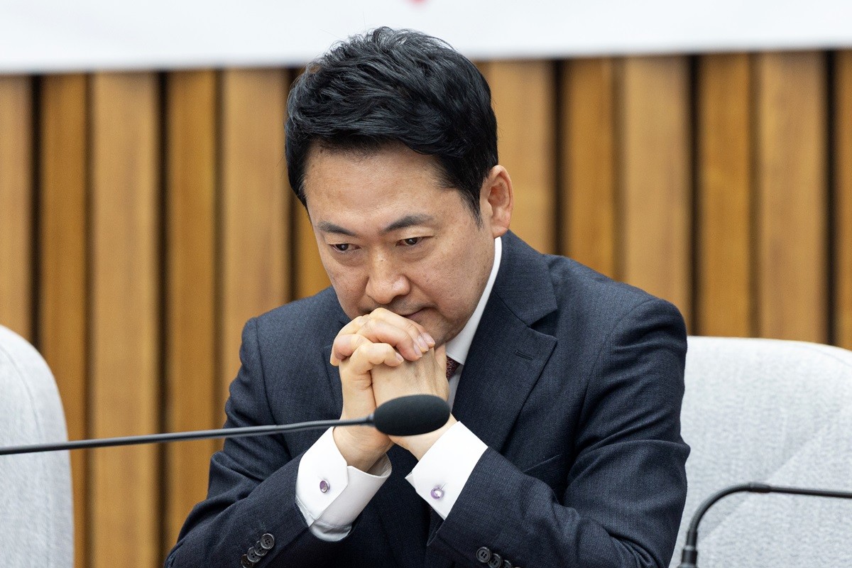 생각에 잠긴 장동혁 국민의힘 대표 / 뉴스1