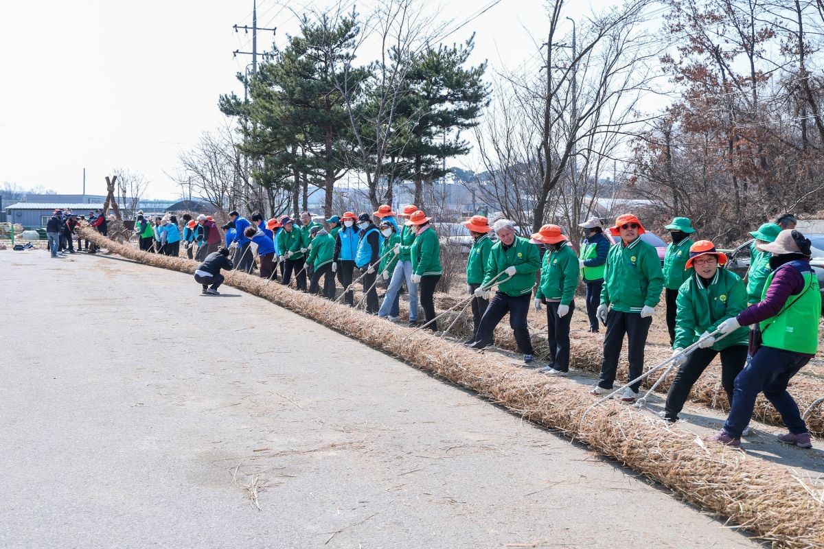 큰 줄 제작 현장 / 당진시