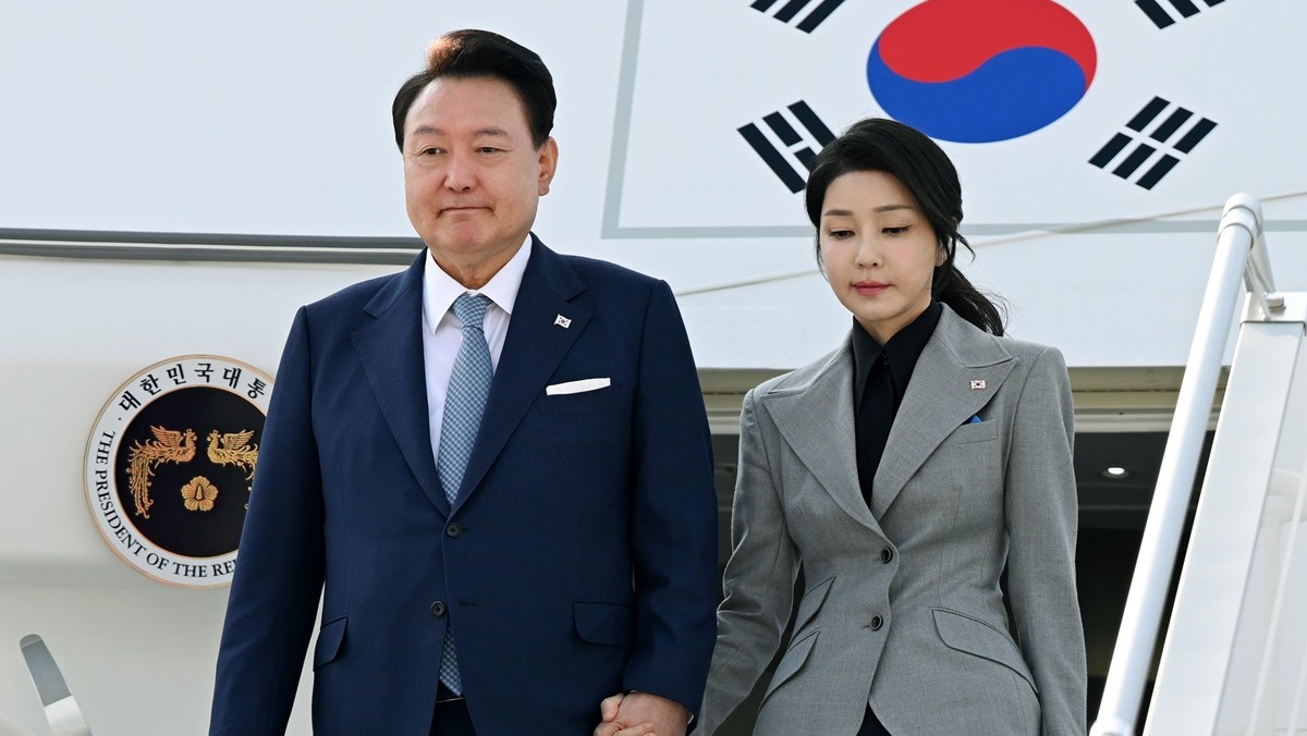 윤석열 전 대통령 부부 / 뉴스1