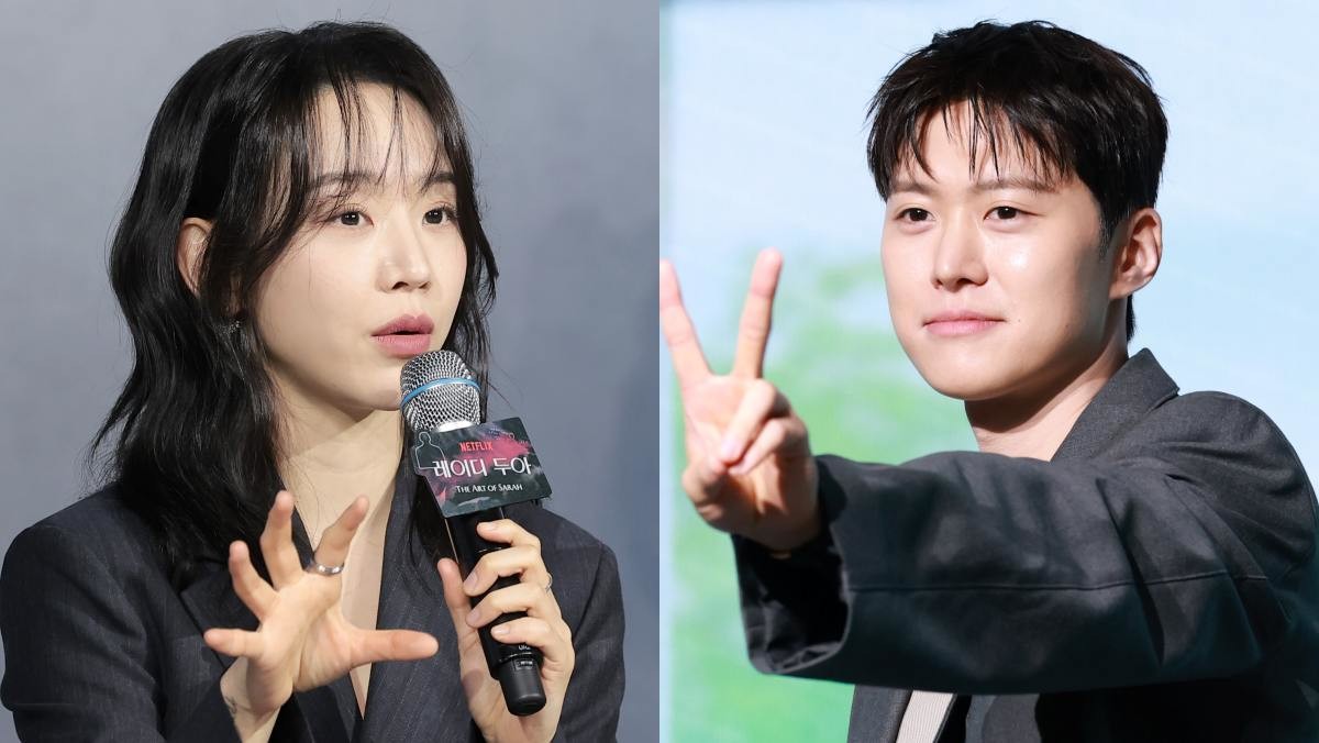 지난 2월 '레이디 두아' 제작발표회 참석한 신혜선, 지난해 '고백의 역사' 제작보고회 참석한 공명 / 뉴스1