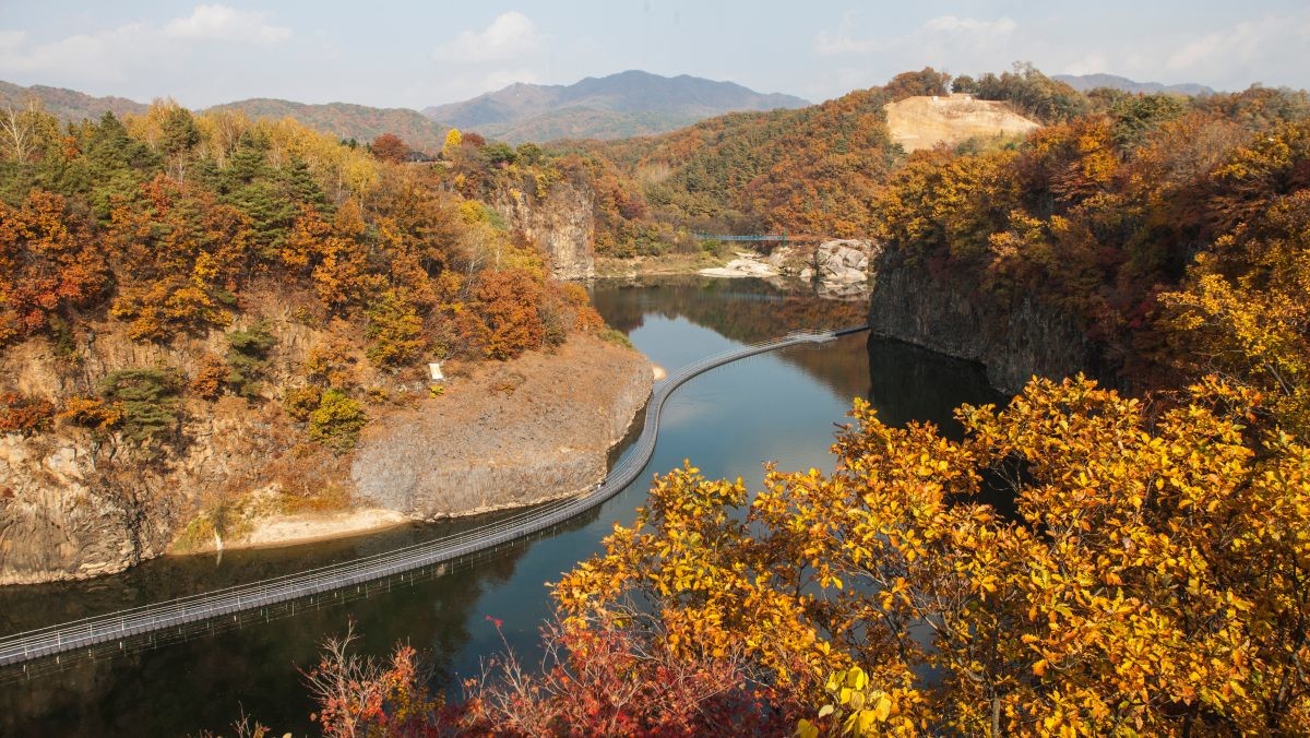 철원 한탄강 물윗길 송대소 일대 모습 / 철원군청 제공