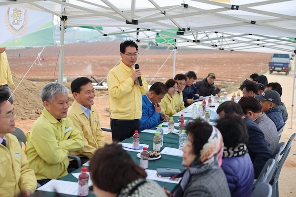 고창군수 현장 점검 / 고창군