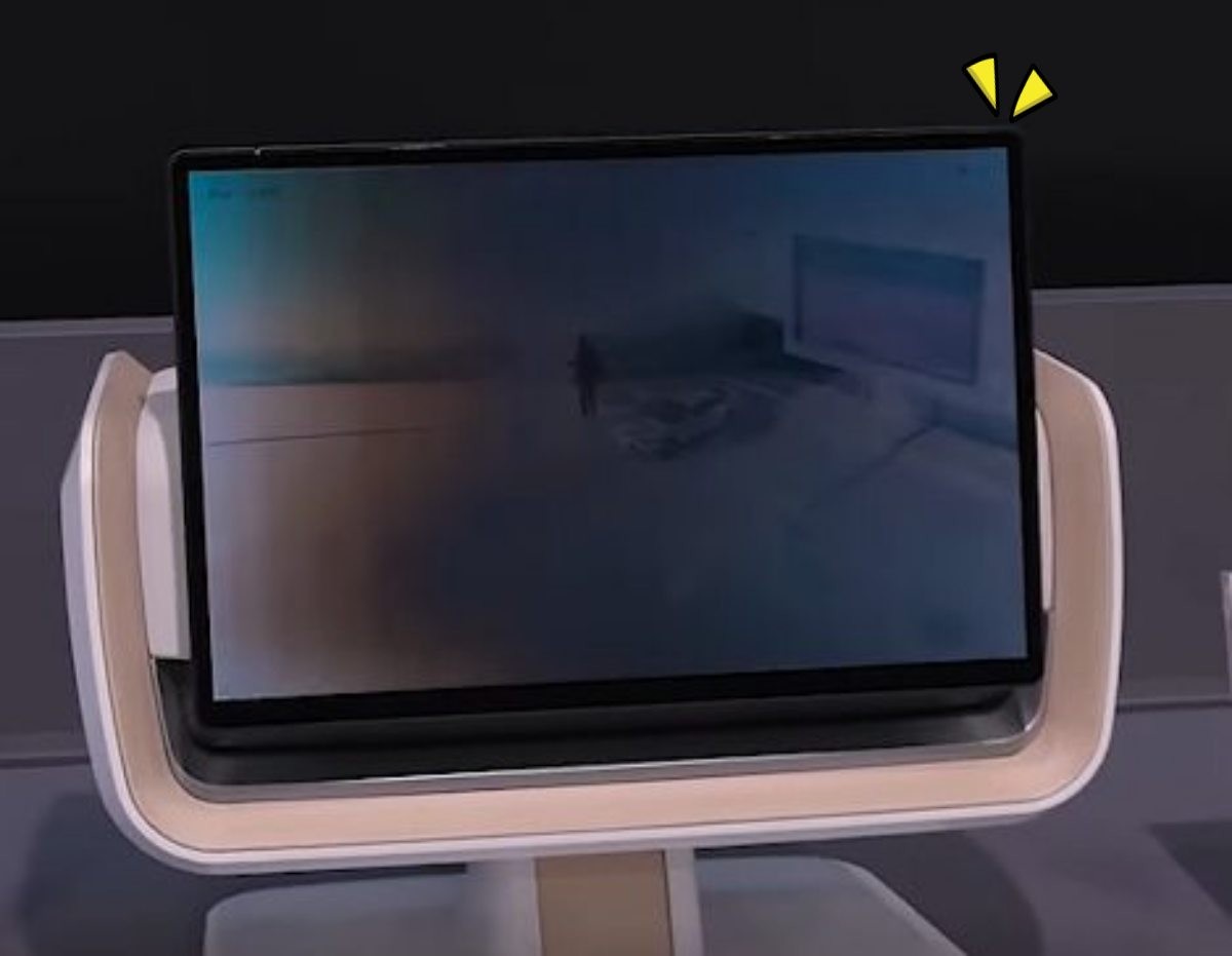 LG가 내놓은 ‘차량용 스마트 듀얼뷰 OLED’.  LG그룹 공식 SNS 자료에 효과 추가한 이미지.