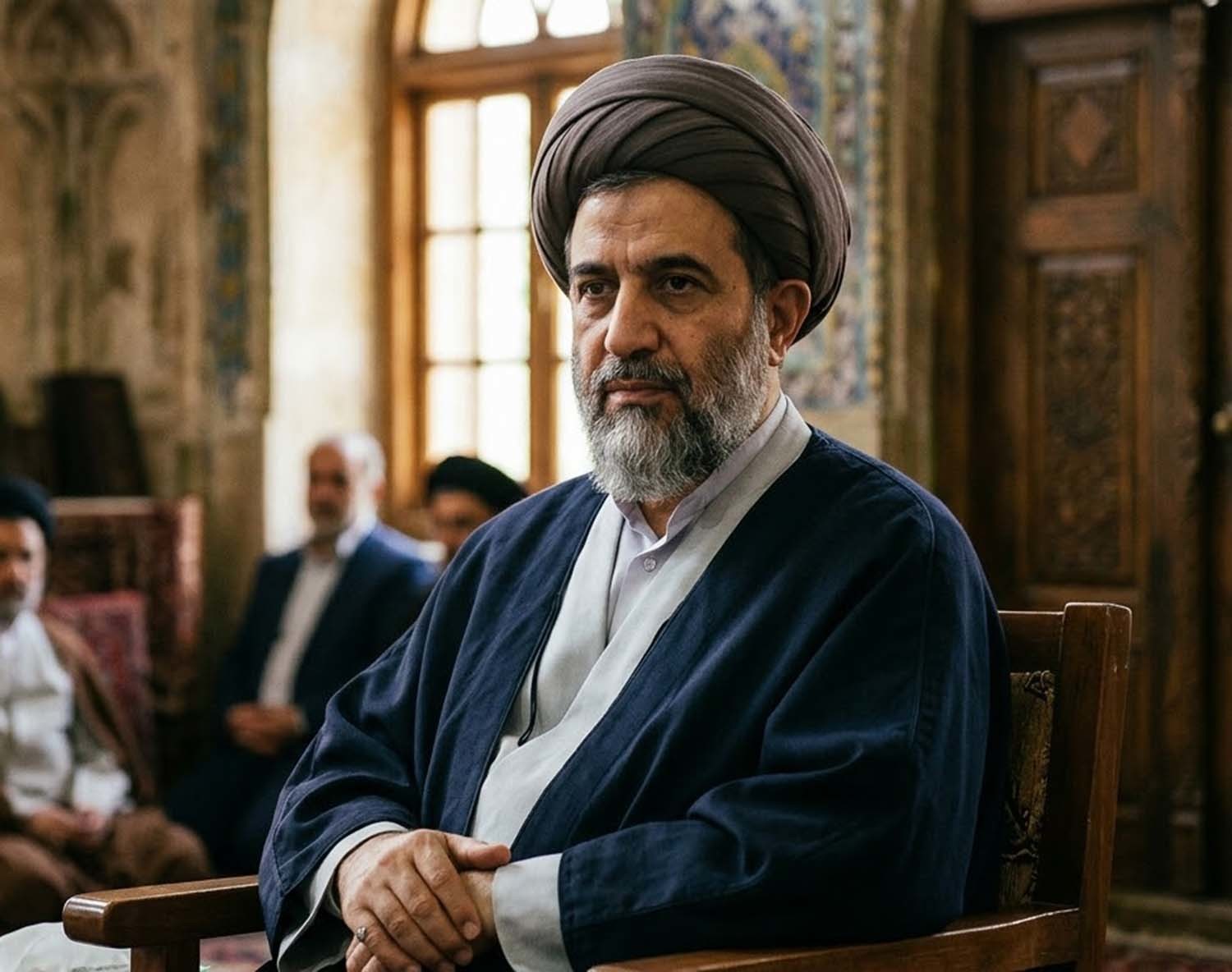이란의 새 최고지도자 모즈타바 하메네이. AI 툴로 만든 사진.