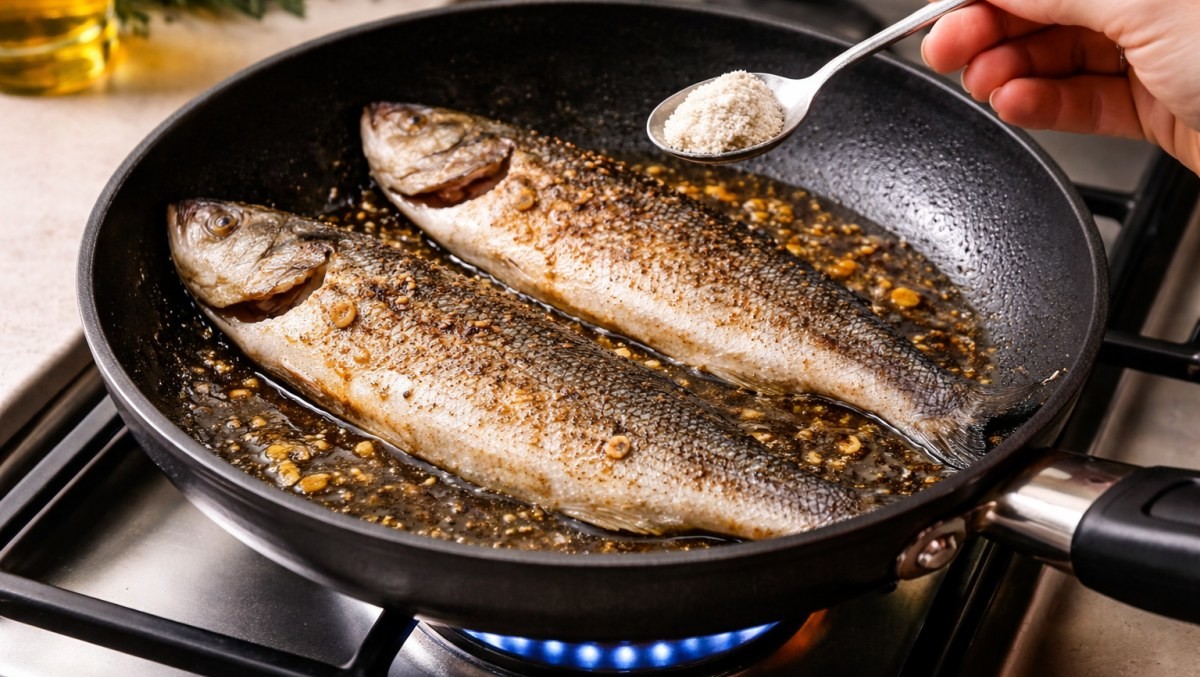 생선을 굽는 모습 / 기사 내용을 바탕으로 제작한 AI 이미지