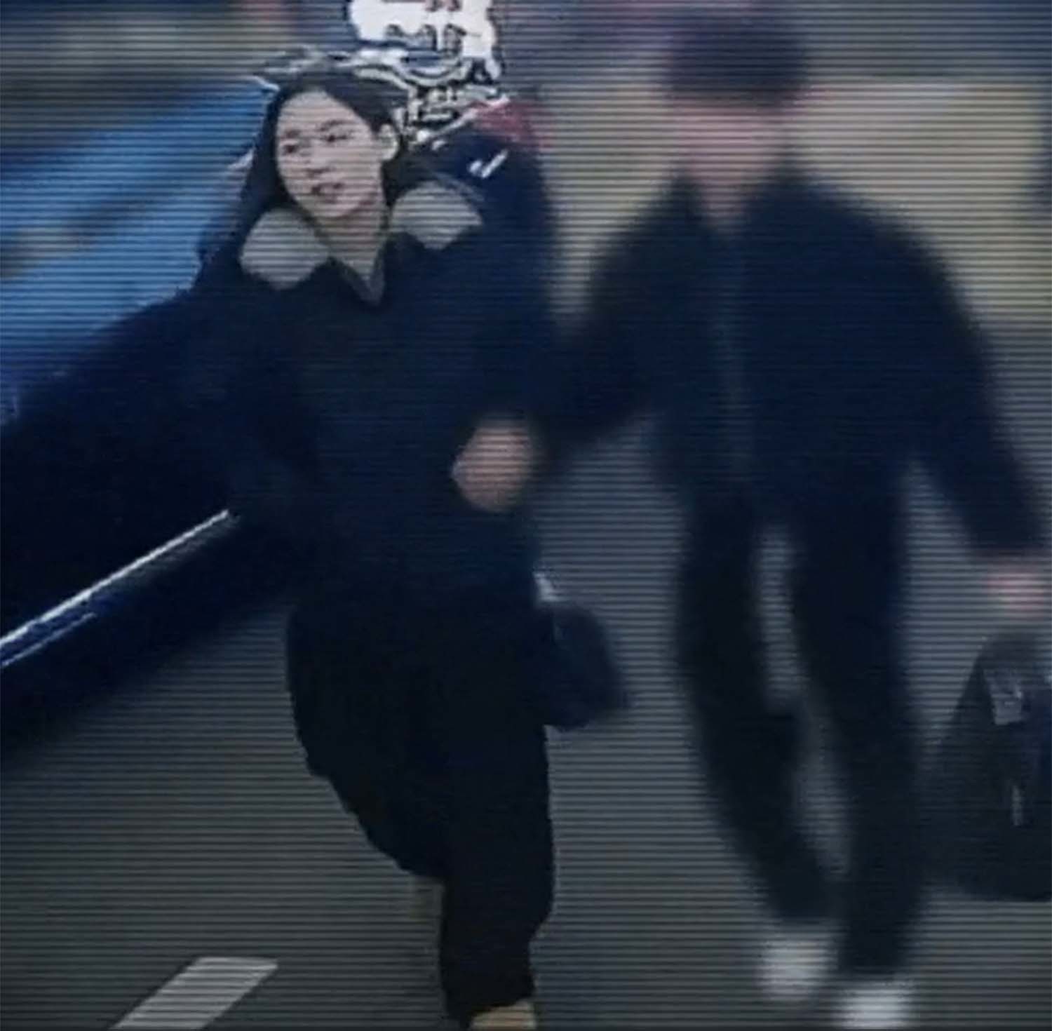 SBS가 공개한 김소영 영상을 캡처한 사진.