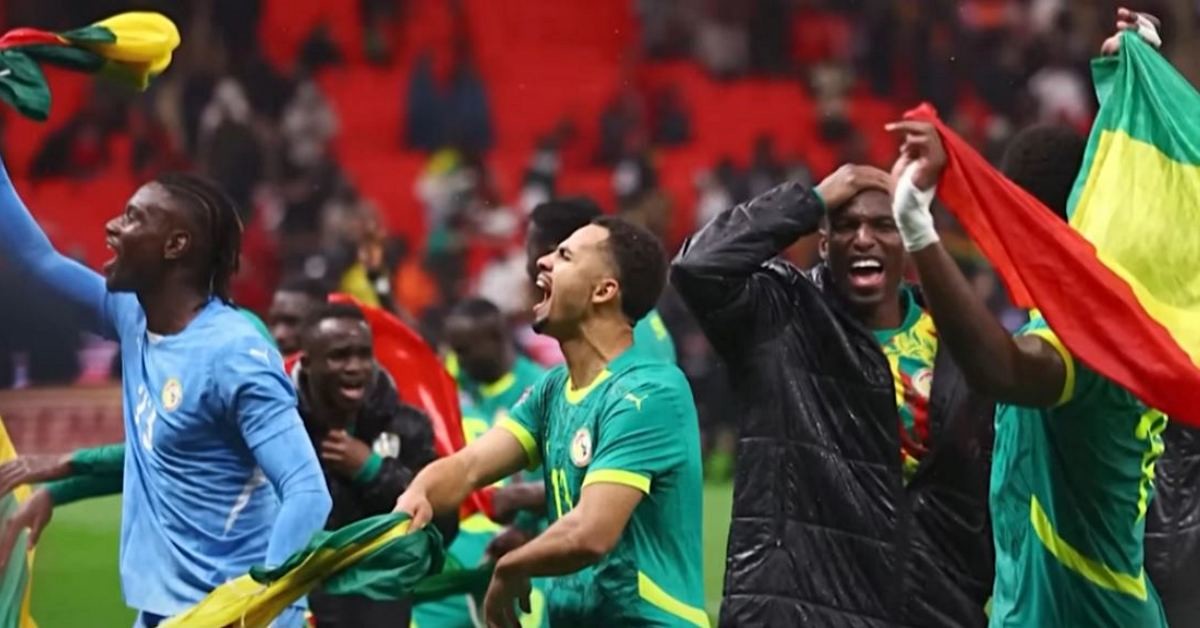 2025 아프리카네이션스컵 우승으로 기뻐하던 세네갈 대표팀 / 유튜브 '엠빅뉴스'