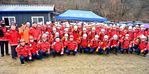 공무원 진화대 산불진화 본훈련 실시 / 순창군