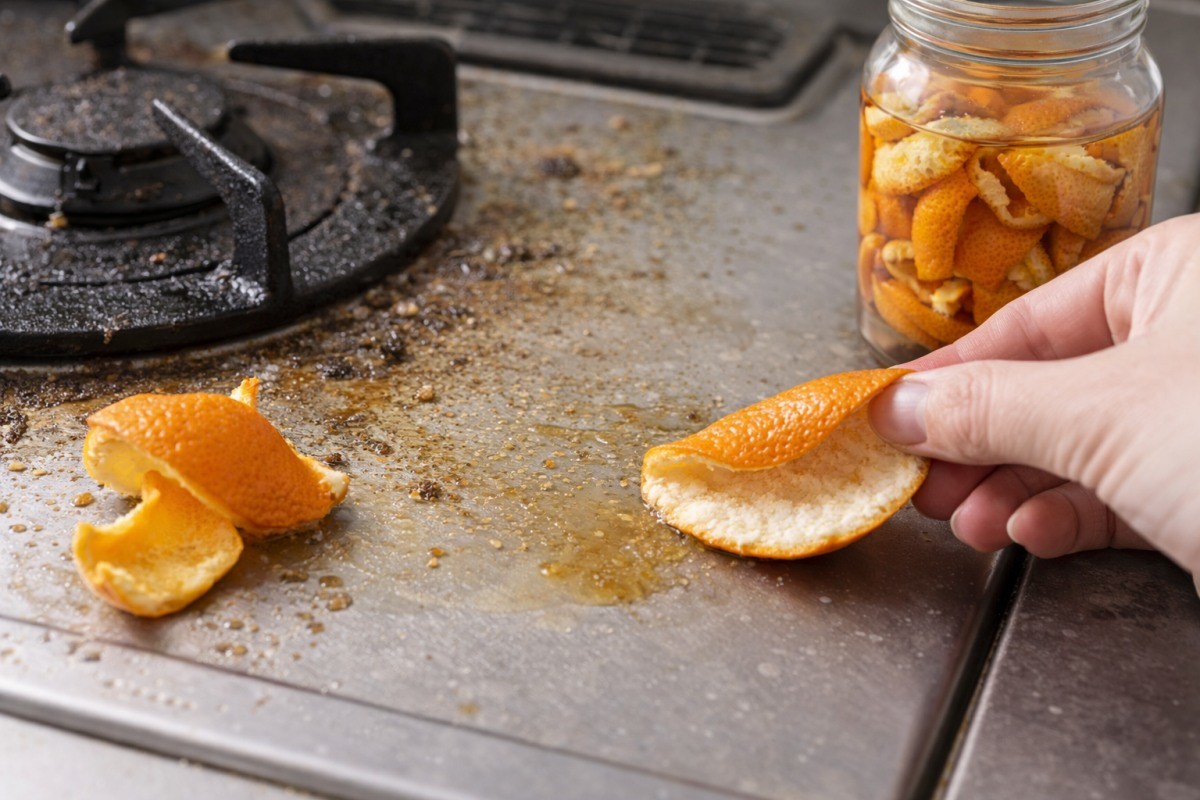 오렌지 껍질을 활용한 모습 / 기사 내용을 바탕으로 제작한 AI 이미지