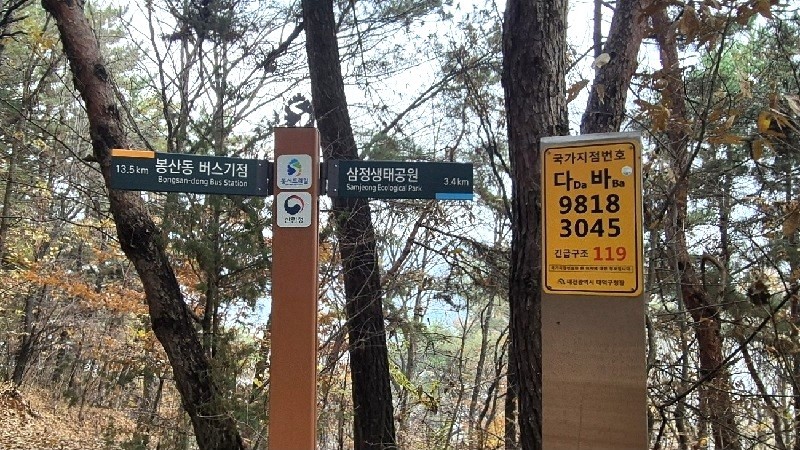 대청호 오백리길 1구간 봉산동 버스기점 → 삼정생태공원 방향 능선길 중/사진=김지연 기자