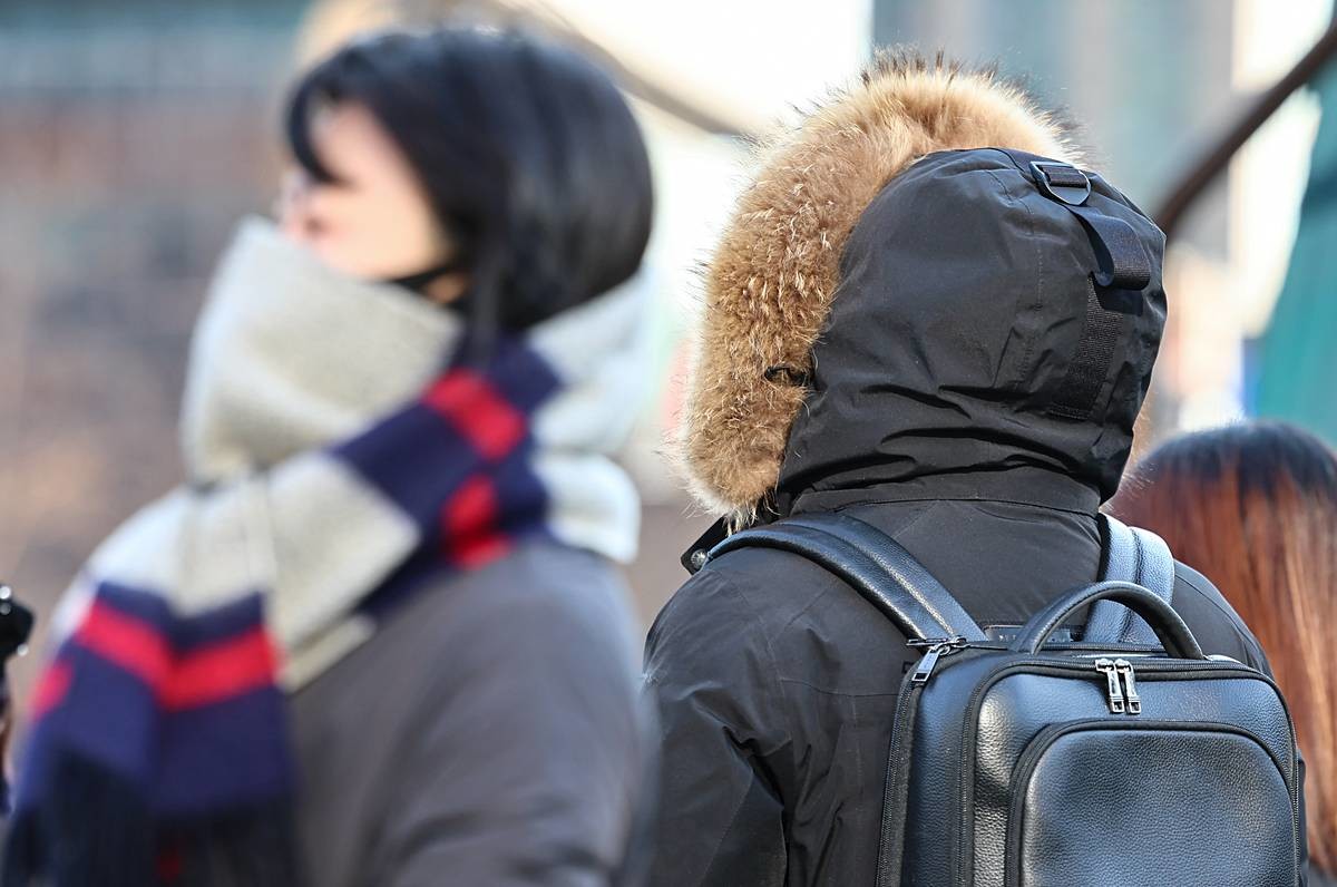 꽃샘추위 자료 사진 / 뉴스1