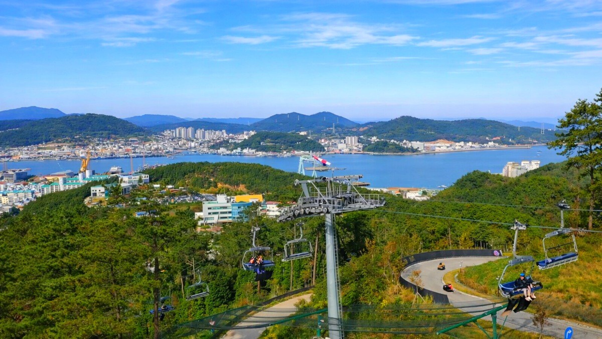스카이라인루지 통영. / 유튜브 '통영시', AI