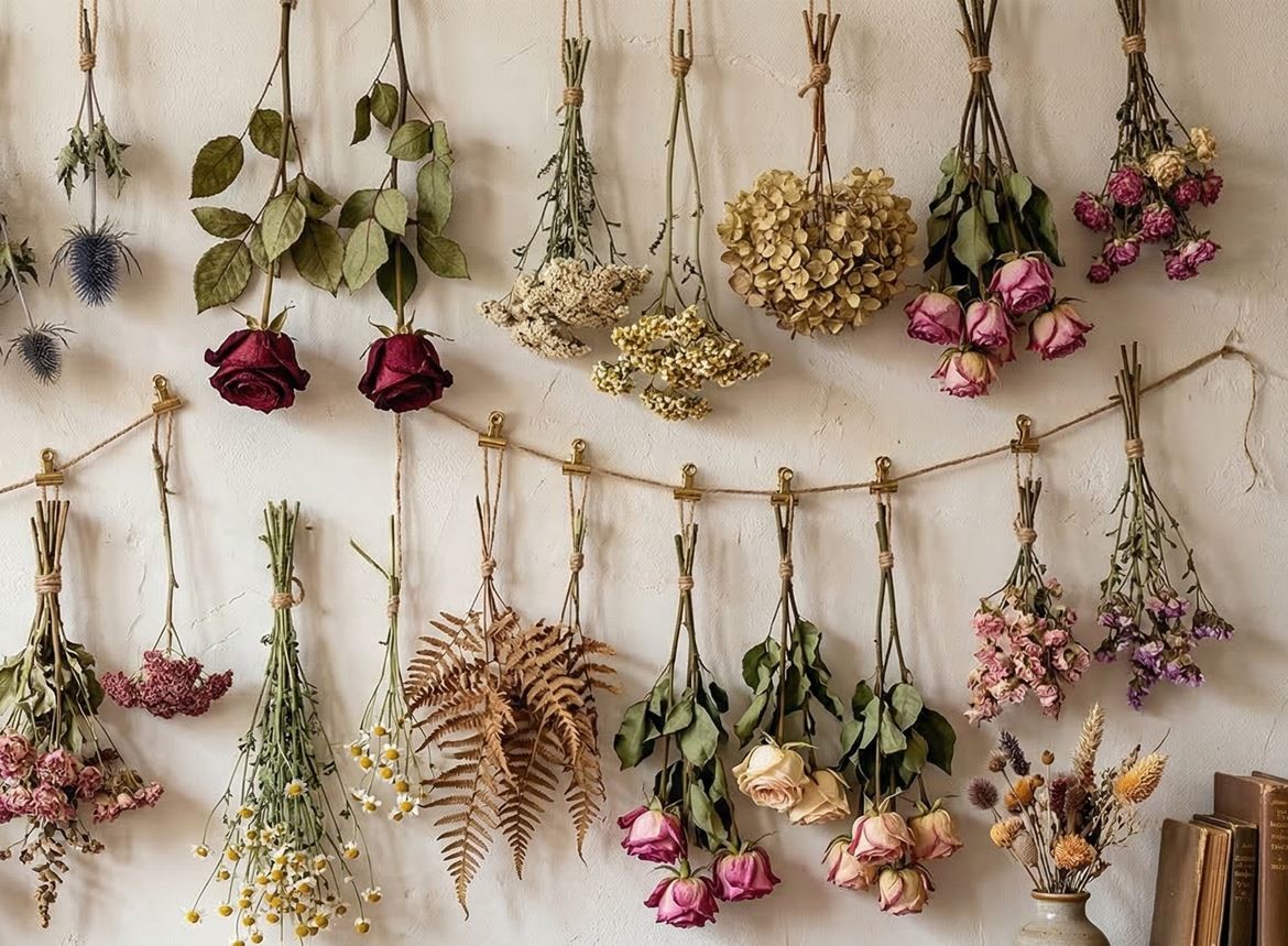 완성된 드라이플라워 모습. 기사 이해를 돕기 위해 AI를 활용해 제작한 자료 사진입니다. 실제 모습과 다소 차이가 있을 수 있습니다.
