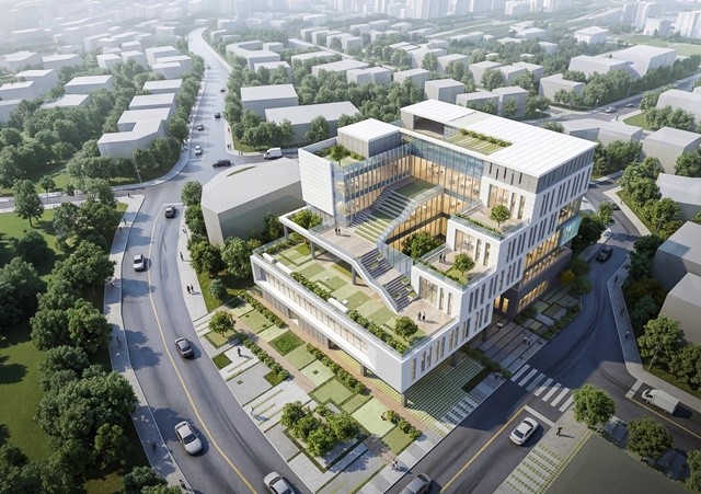 설계 공모를 통해 당선된 당선작 조감도