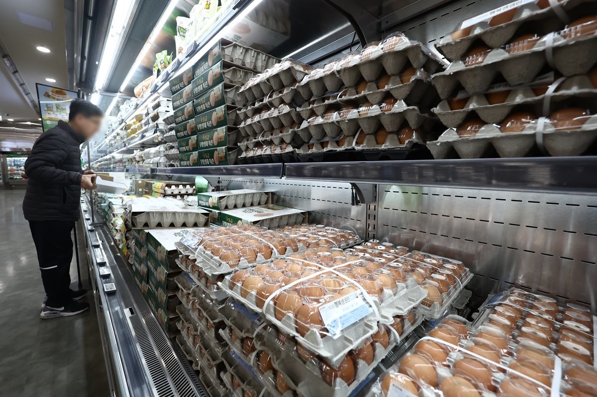 한 판에 7000원대로 오른 계란 / 뉴스1