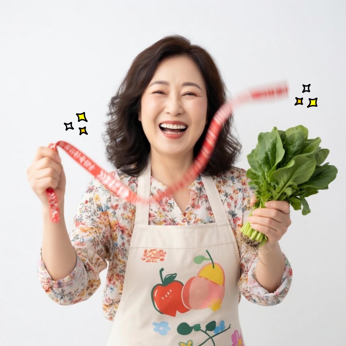 이젠 그냥 버리기 아까운 시금치 끈. 기사 내용 토대로 AI툴 활용해 제작한 자료사진.