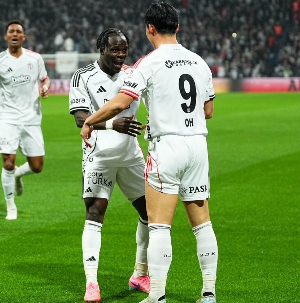 20일 2025-26 튀르키예 쉬페르리그 27라운드에서 선제골을 넣은 9번 오현규 / 베식타스 인스타그램