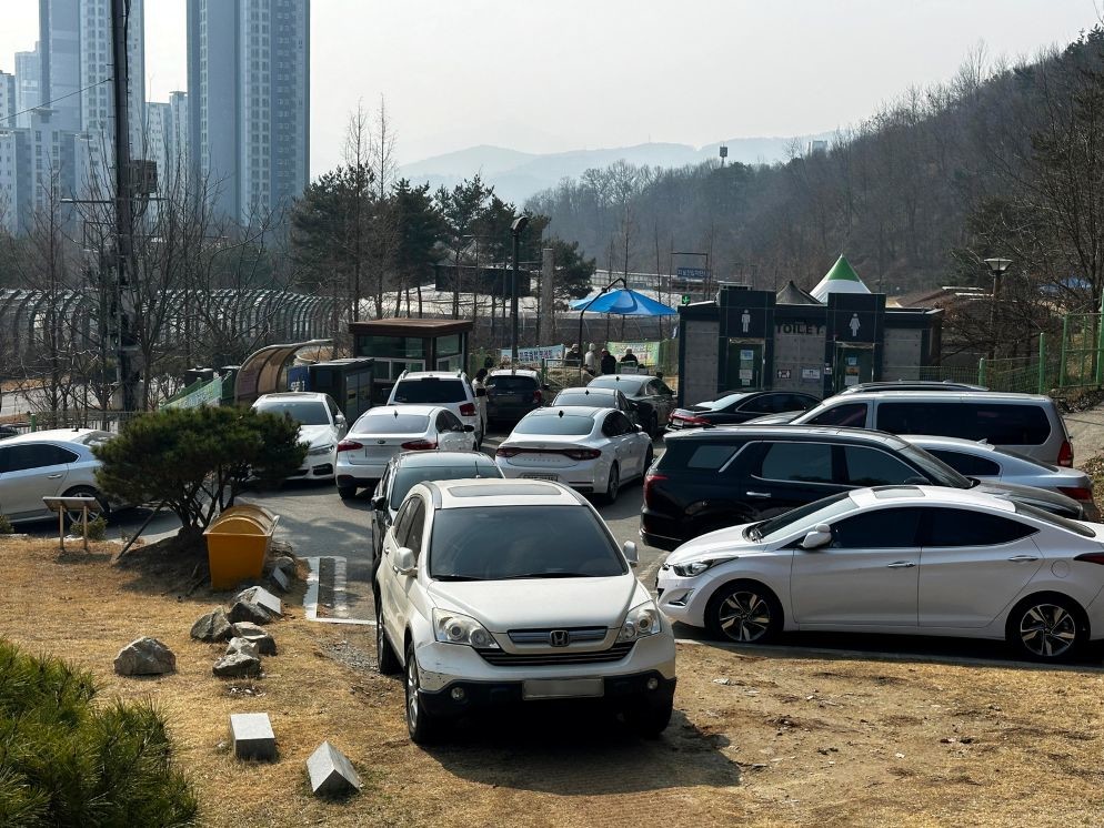 한솔파크골프장 및 새롬동 자연미술공원 주차장 현장사진 / 손인수 새롬동 세종시의원 예비후보