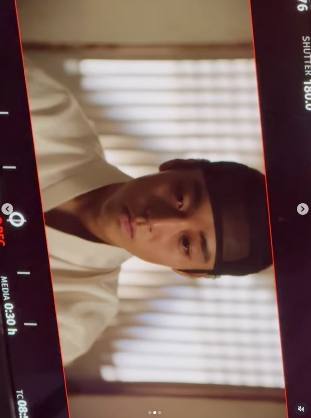 영화 '왕과 사는 남자' 이홍위 비하인드 영상 장면 중 일부. / YY엔터테인먼트 인스타그램