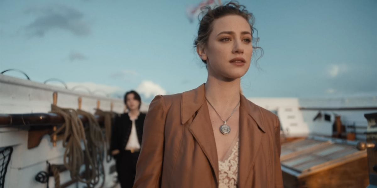 BTS 신곡 'SWIM' 뮤직비디오에 출연한 릴리 라인하트. / 유튜브 'HYBE LABELS'