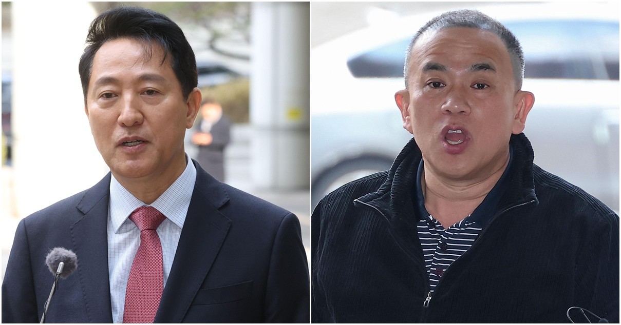 오세훈 서울시장과 명태균 씨 / 뉴스1