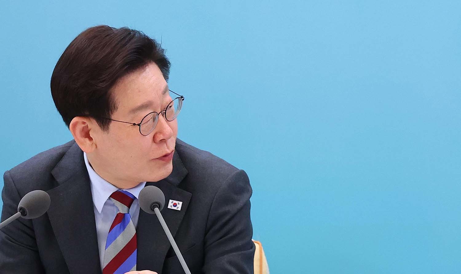 이재명 대통령이 20일 청와대에서 열린 중소기업인과의 대화에서 발언하고 있다. / 뉴스1