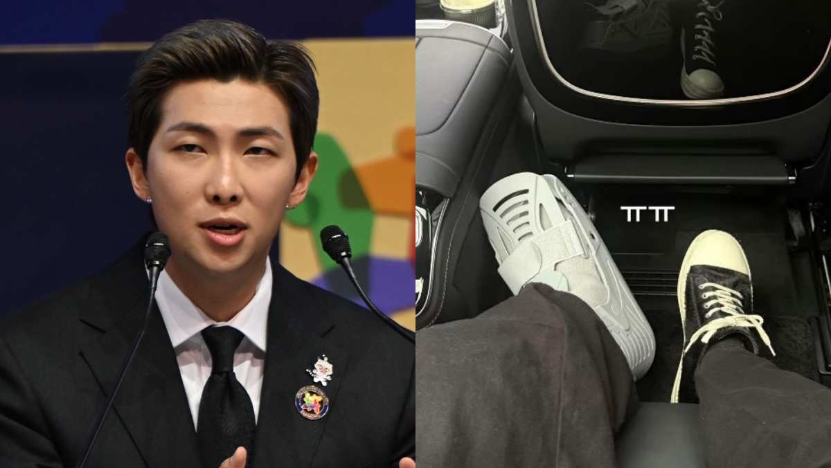 방탄소년단 RM, 부상 사진 / 연합뉴스, RM 인스타그램