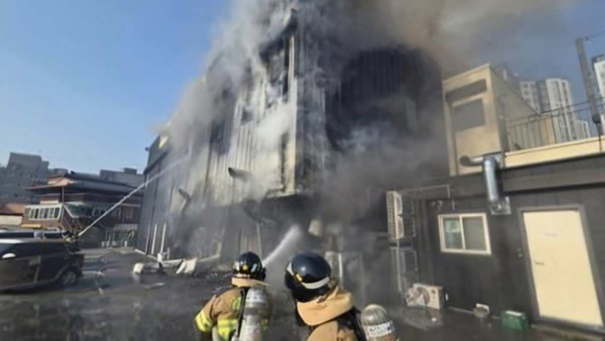 화재 발생 현장 / 경기도소방재난본부 제공