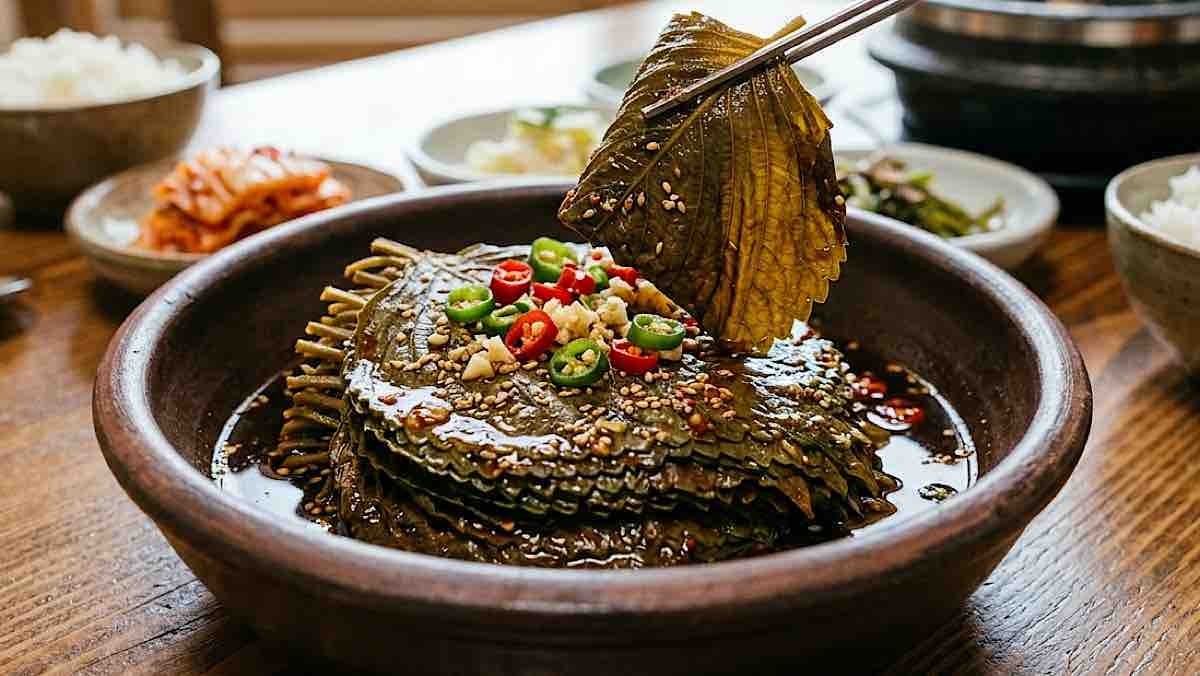 깻잎지 사진 (AI로 제작)