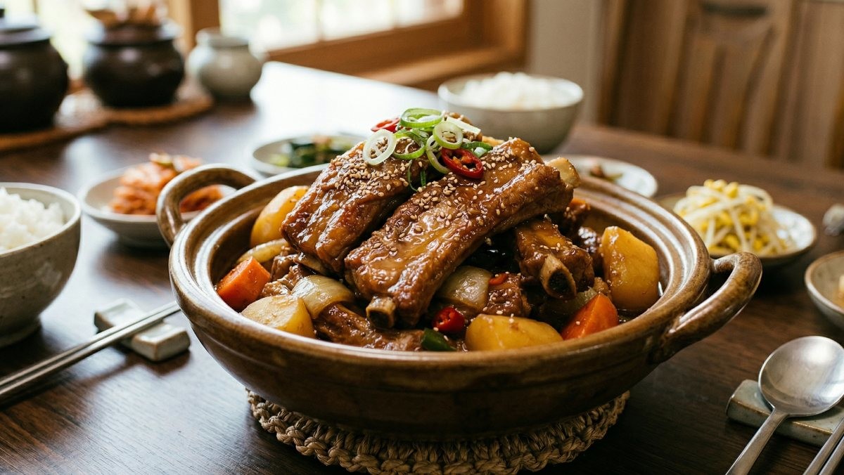 등갈비 사진 (AI로 제작)