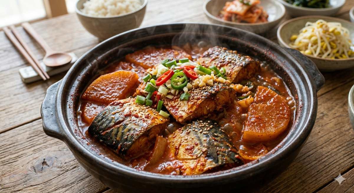 고등어 무조림 사진(AI로 제작)