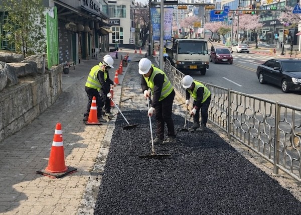 안전보행 인도정비 / 익산시