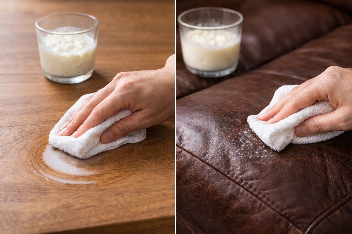 상한 우유를 활용하는 모습 / 기사 내용을 바탕으로 제작한 AI 이미지