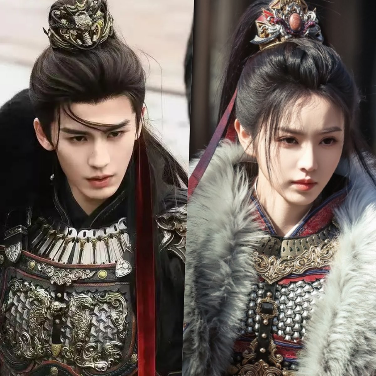 '옥을 찾아서'에서 호흡을 맞춘 주연 배우 장릉혁과 전희미 / 아이치이