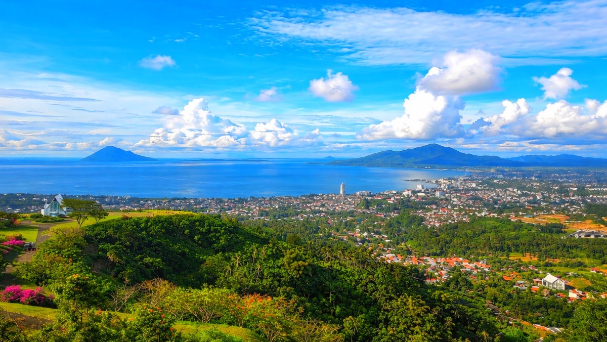 인도네시아 마나도. 기사 내용 토대로 AI툴 활용해 제작한 자료사진.