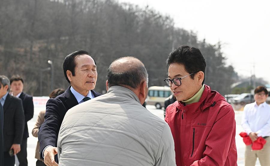 ‘KBS 전국노래자랑’ 현장 찾은 이철우 예비후보/이철우 사무소 제공