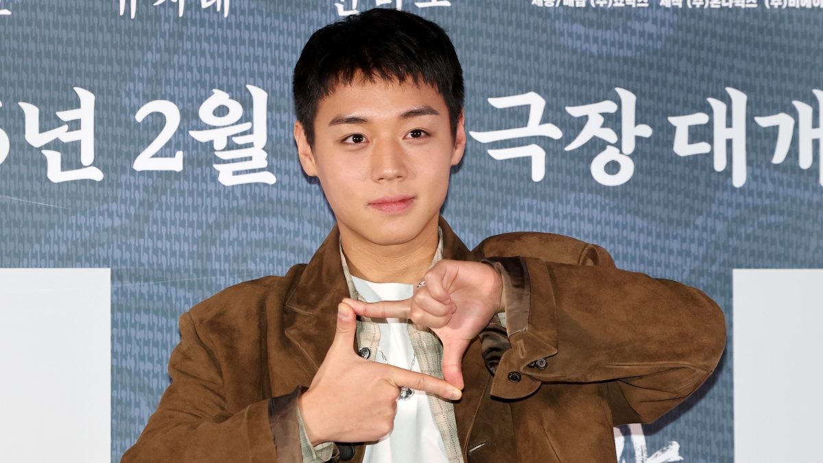 지난 1월 '왕과 사는 남자' 기자간담회 참석한 박지훈 / 뉴스1